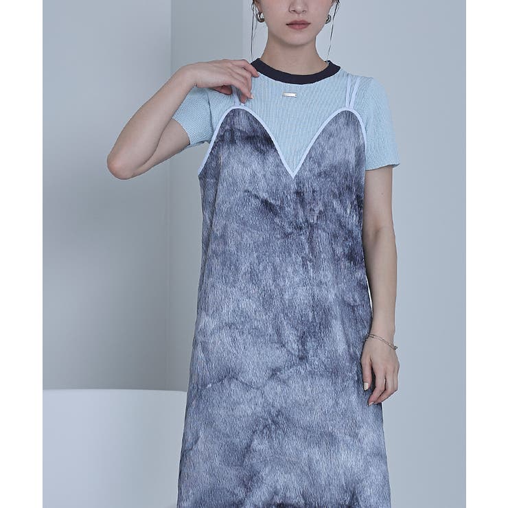 ムラ染めキャミソールワンピース【miette ミエット】 | titivate | 詳細画像2 