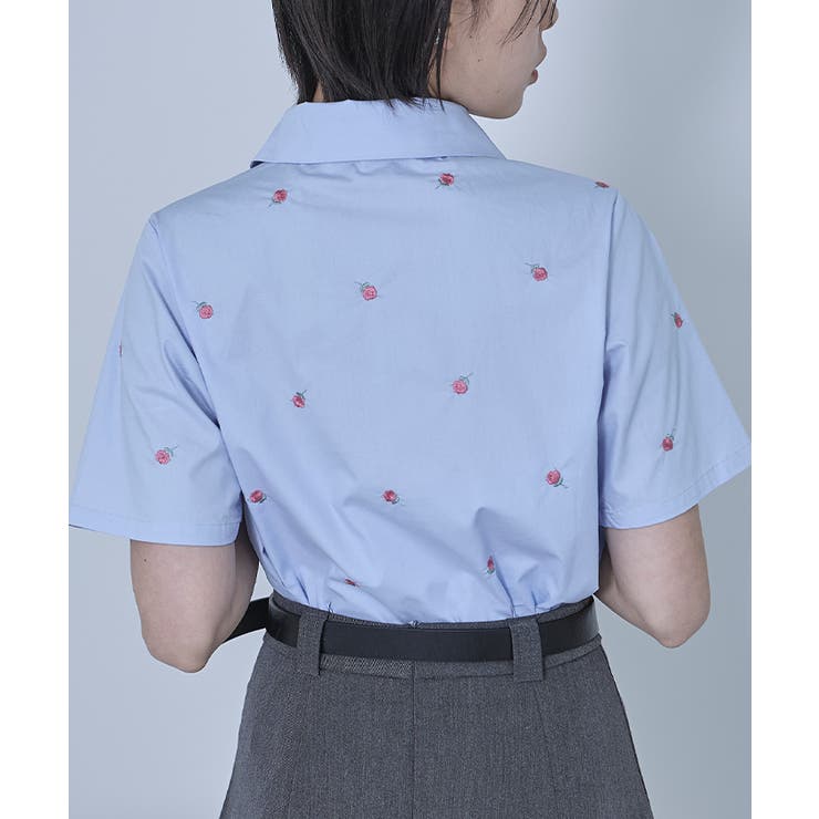 アソート刺繍半袖シャツ【miette ミエット】 | titivate | 詳細画像22 