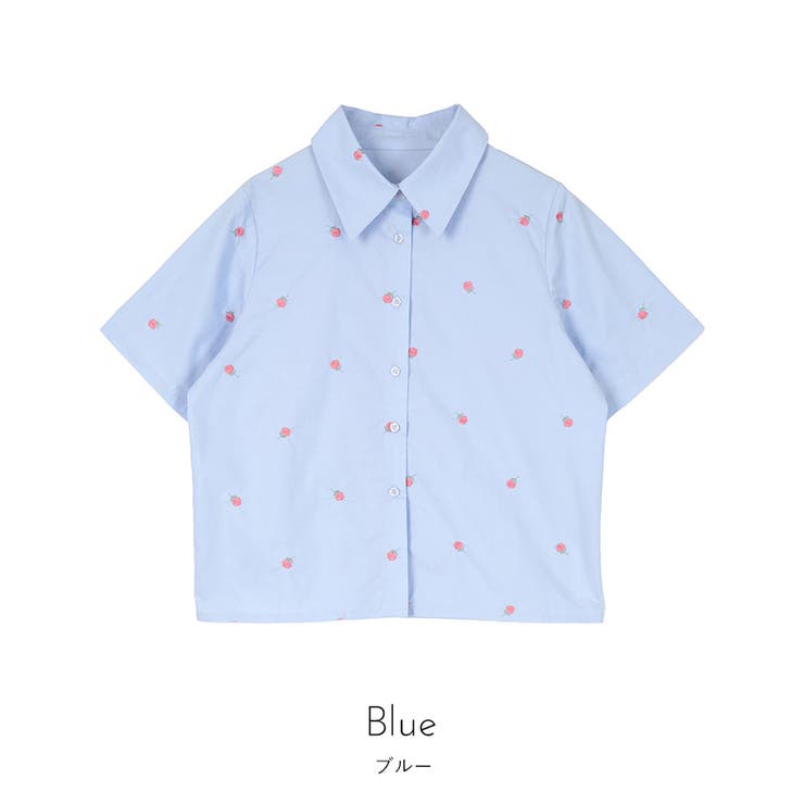 アソート刺繍半袖シャツ【miette ミエット】 | titivate | 詳細画像11 