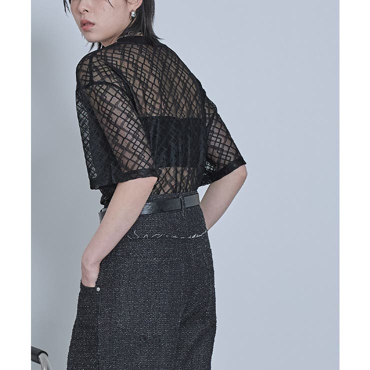 レースロゴビッグTシャツ【miette ミエット】 | titivate | 詳細画像7 