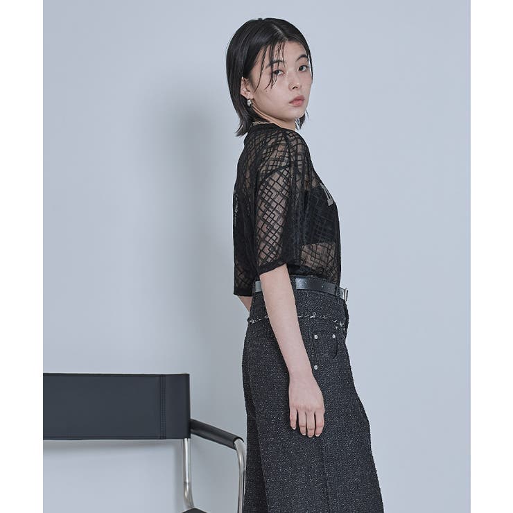 レースロゴビッグTシャツ【miette ミエット】 | titivate | 詳細画像8 