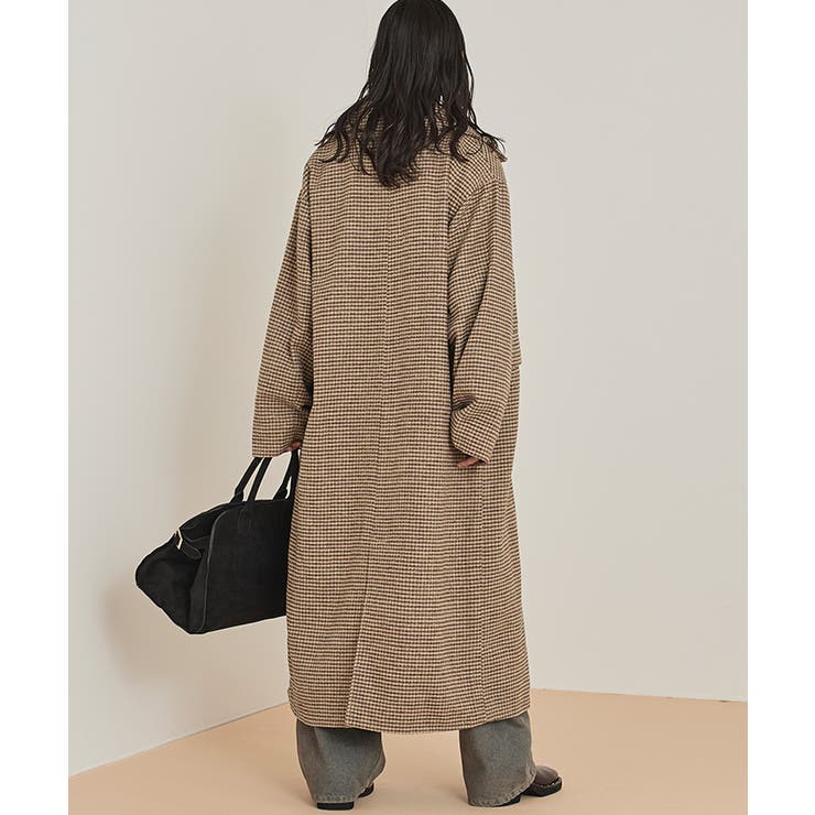 チェックロングチェスターコート【miette ミエット】 | titivate | 詳細画像16 