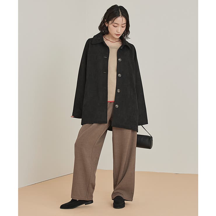 フェイクスエードステンカラージャケット【miette ミエット】 | titivate | 詳細画像16 