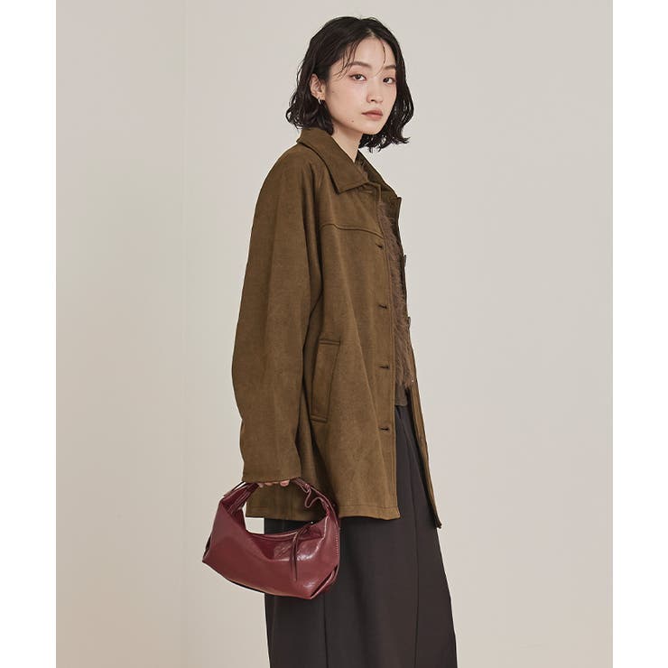 フェイクスエードステンカラージャケット【miette ミエット】 | titivate | 詳細画像19 