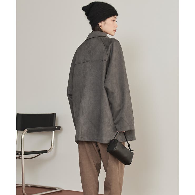 フェイクスエードステンカラージャケット【miette ミエット】 | titivate | 詳細画像26 