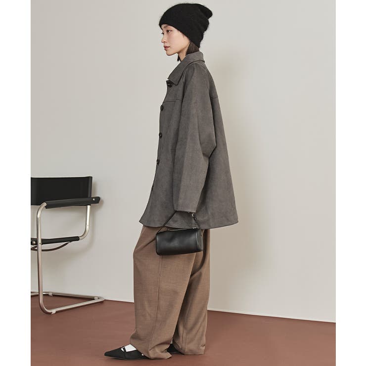 フェイクスエードステンカラージャケット【miette ミエット】 | titivate | 詳細画像4 