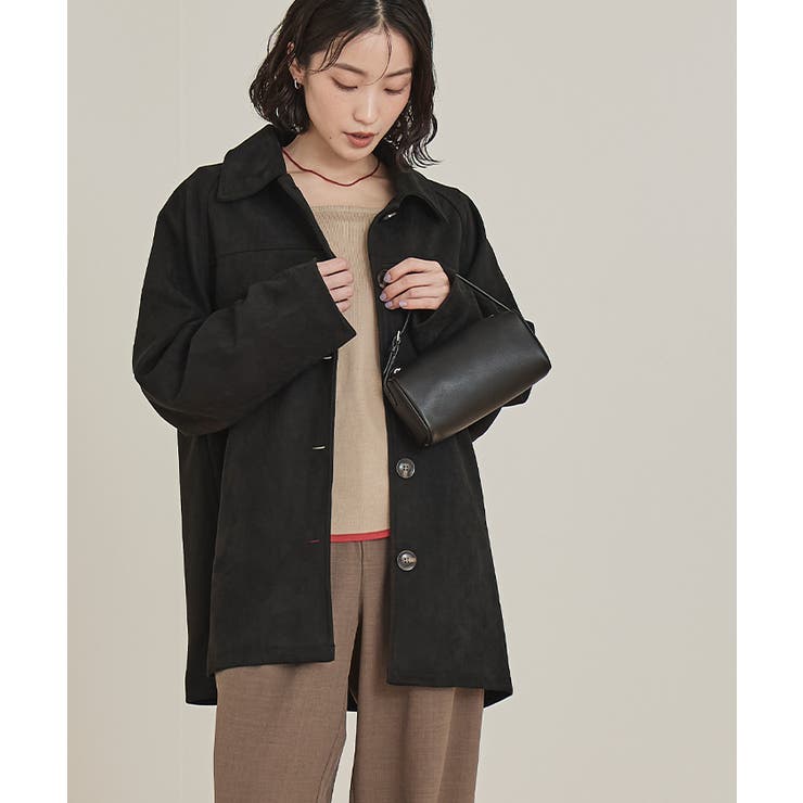 フェイクスエードステンカラージャケット【miette ミエット】 | titivate | 詳細画像5 