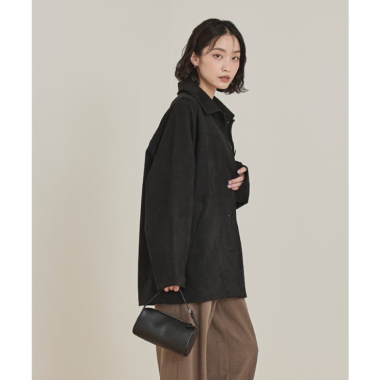 フェイクスエードステンカラージャケット【miette ミエット】 | titivate | 詳細画像6 