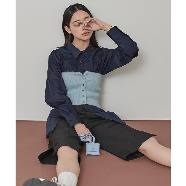 ニットベアビスチェセットシャツ【miette ミエット】 | titivate | 詳細画像21 