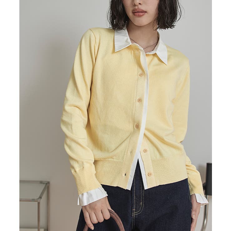 シャツレイヤード風カーディガン【miette ミエット】 | titivate | 詳細画像25 