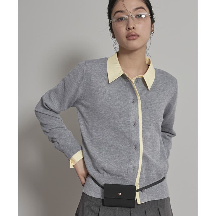 シャツレイヤード風カーディガン【miette ミエット】 | titivate | 詳細画像26 