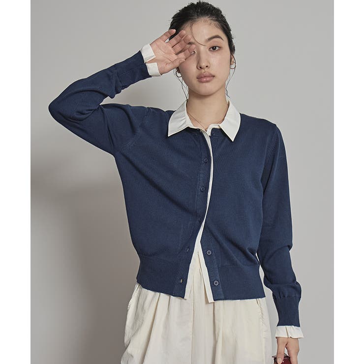 シャツレイヤード風カーディガン【miette ミエット】 | titivate | 詳細画像27 