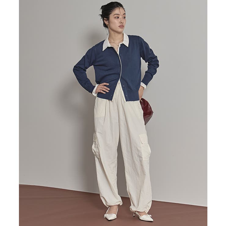 シャツレイヤード風カーディガン【miette ミエット】 | titivate | 詳細画像2 