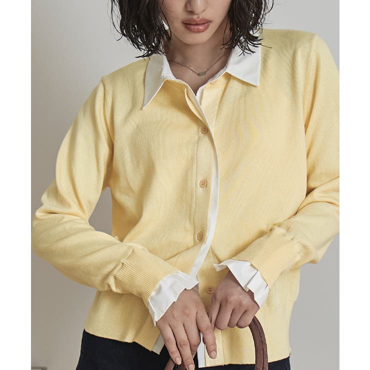 シャツレイヤード風カーディガン【miette ミエット】 | titivate | 詳細画像11 