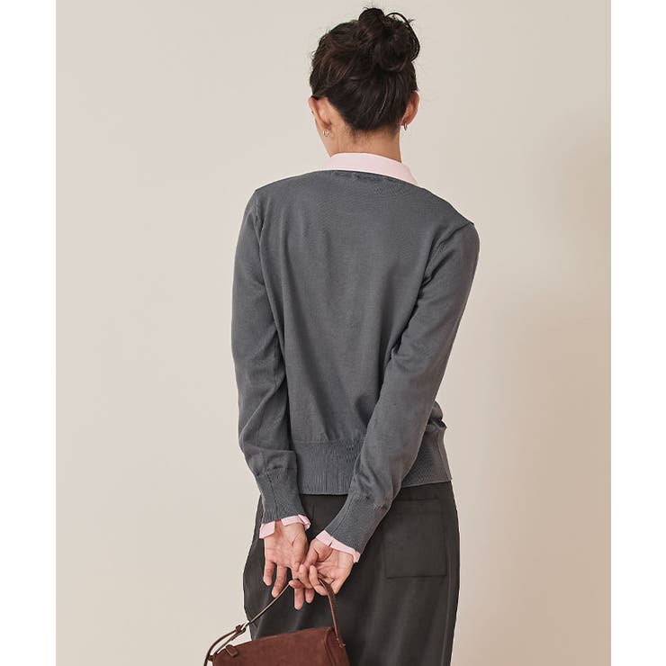 シャツレイヤード風カーディガン【miette ミエット】 | titivate | 詳細画像17 