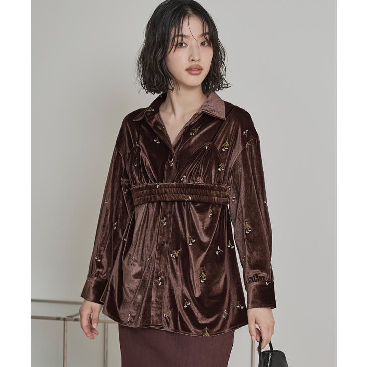 美品　ラペルラ　ベロアビスチェ 美品 ラペルラ ベロアビスチェ