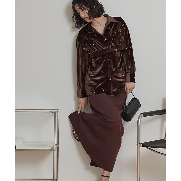 ビスチェセットベロアシャツ【miette ミエット】 | titivate | 詳細画像12 