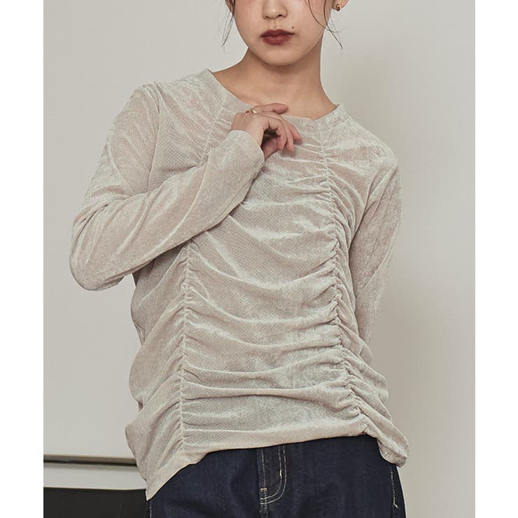シアーベロアシャーリングトップス【miette ミエット】 | titivate | 詳細画像25 