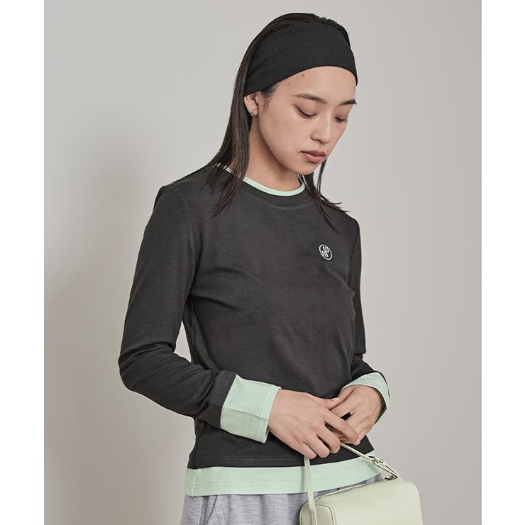 レイヤード風クルーネックカットソートップス【miette ミエット】 | titivate | 詳細画像17 