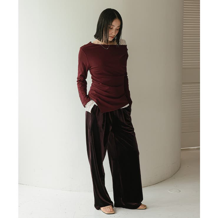 アシンメトリーオフショルダートップス【miette ミエット】 | titivate | 詳細画像14 