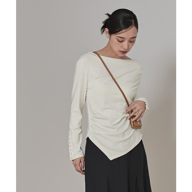 アシンメトリーオフショルダートップス【miette ミエット】 | titivate | 詳細画像5 