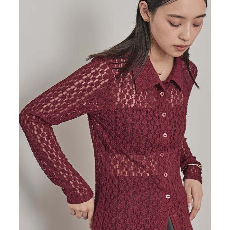 カットレースコンパクトシャツ【miette ミエット】 | titivate | 詳細画像18 