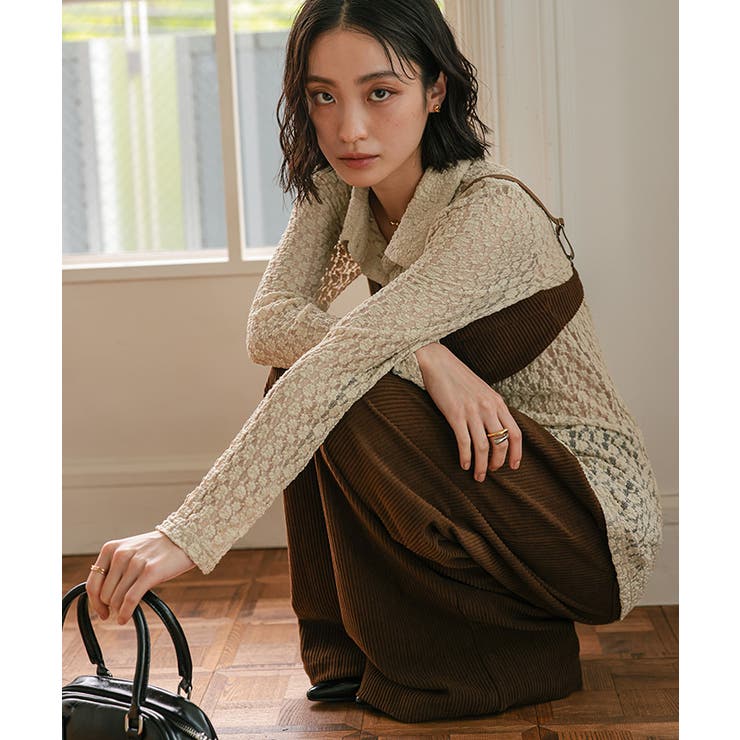 カットレースコンパクトシャツ【miette ミエット】 | titivate | 詳細画像2 