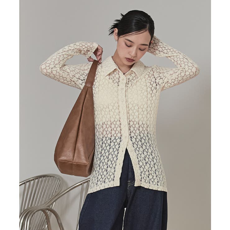 カットレースコンパクトシャツ【miette ミエット】 | titivate | 詳細画像7 