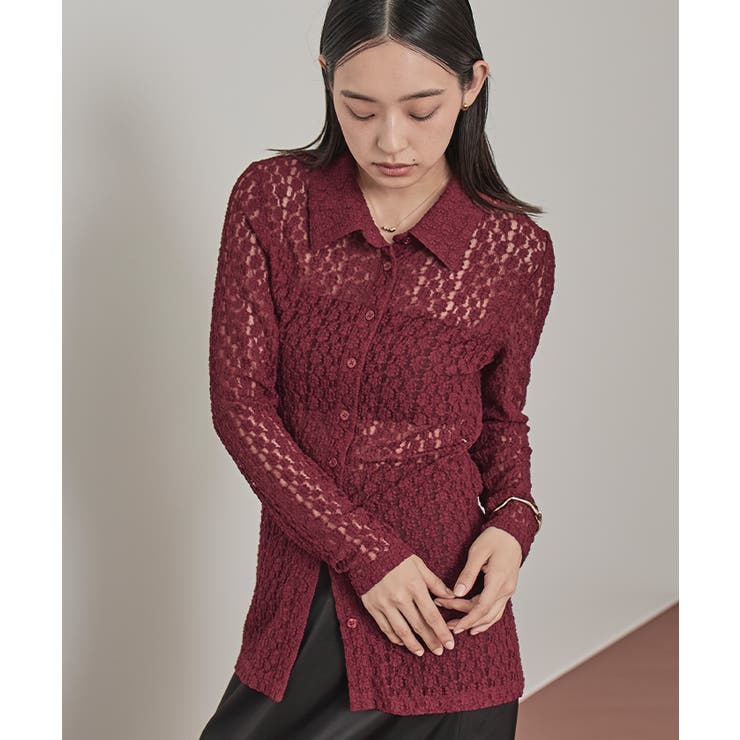 カットレースコンパクトシャツ【miette ミエット】 | titivate | 詳細画像10 
