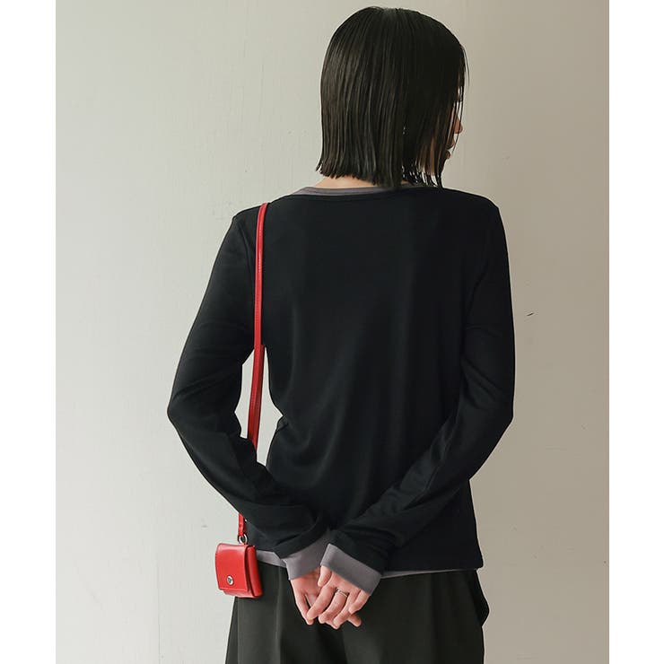 レイヤード風ヘンリーネックトップス【miette ミエット】 | titivate | 詳細画像15 