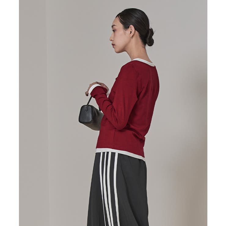 レイヤード風ヘンリーネックトップス【miette ミエット】 | titivate | 詳細画像19 