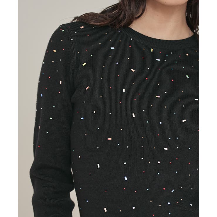 ビジュークルーネックニット【miette ミエット】 | titivate | 詳細画像7 