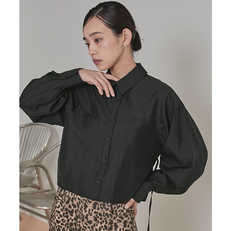 ランタンスリーブシアーシャツ【miette ミエット】 | titivate | 詳細画像13 