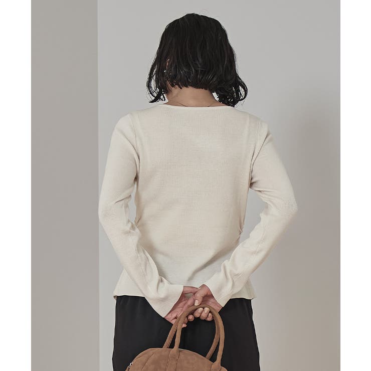 フロントギャザーボタンニット【miette ミエット】 | titivate | 詳細画像14 