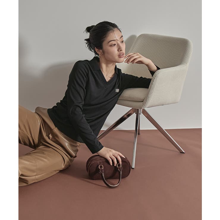 Vネックリブトップス【miette ミエット】 | titivate | 詳細画像7 