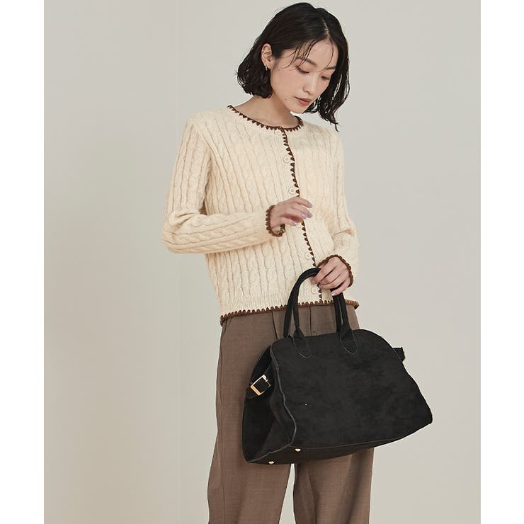 配色ステッチケーブルニットカーディガン【miette ミエット】 | titivate | 詳細画像24 