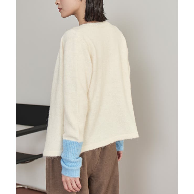 ボタンデザイン配色カーディガン【miette ミエット】 | titivate | 詳細画像29 