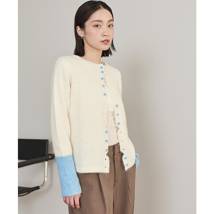 ボタンデザイン配色カーディガン【miette ミエット】 | titivate | 詳細画像30 