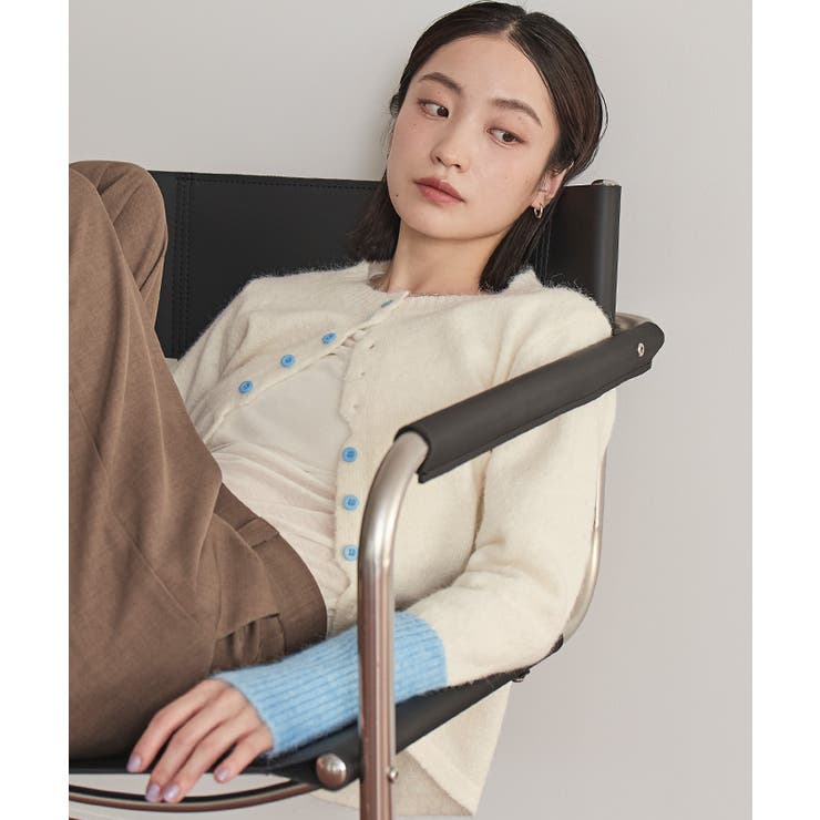 ボタンデザイン配色カーディガン【miette ミエット】 | titivate | 詳細画像32 