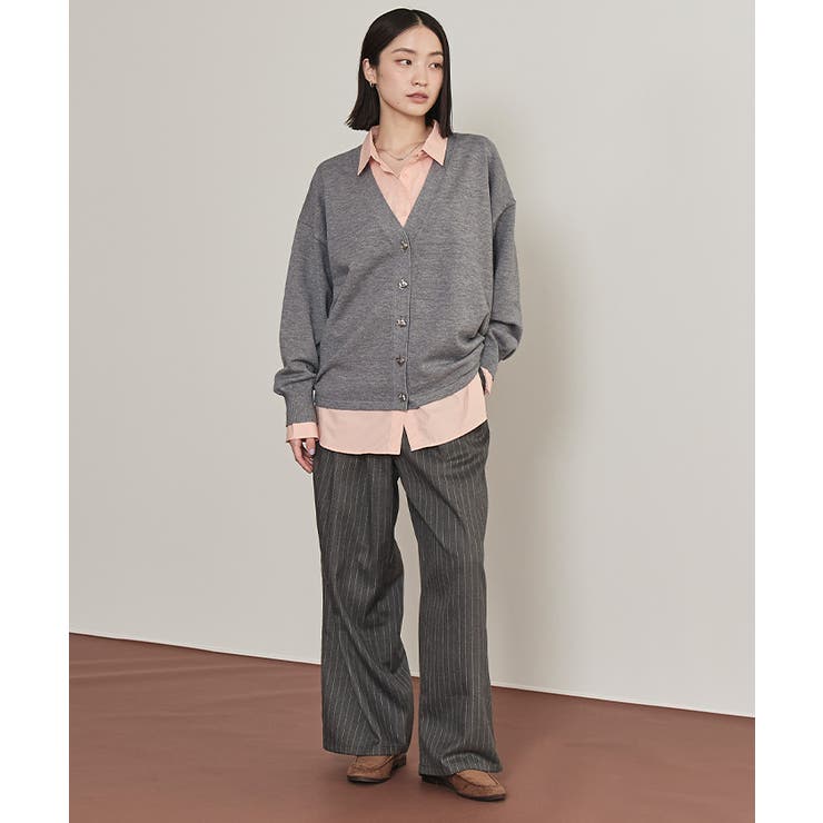変形ボタンVネックカーディガン【miette ミエット】 | titivate | 詳細画像23 