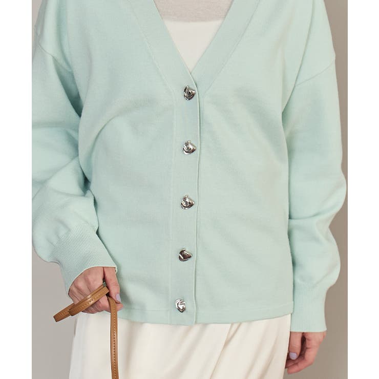 変形ボタンVネックカーディガン【miette ミエット】 | titivate | 詳細画像12 