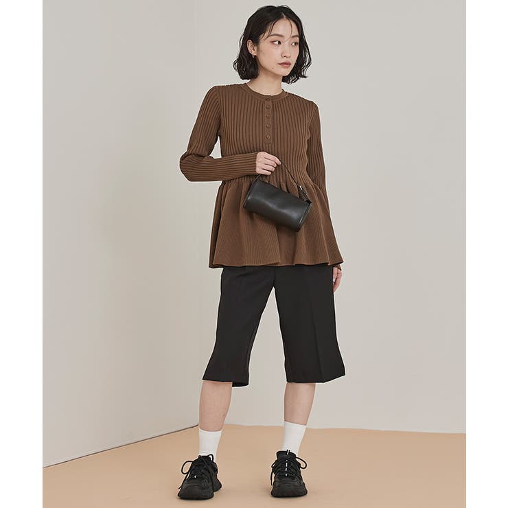 ヘンリーネックペプラムニット【miette ミエット】 | titivate | 詳細画像15 