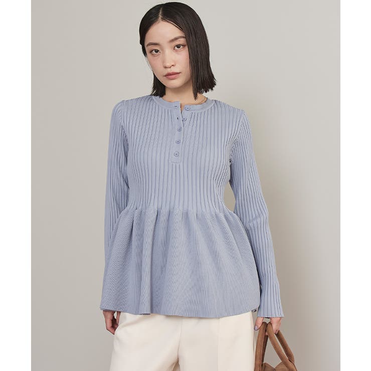 ヘンリーネックペプラムニット【miette ミエット】 | titivate | 詳細画像21 