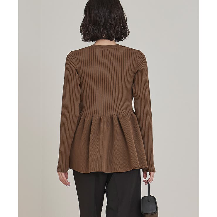 ヘンリーネックペプラムニット【miette ミエット】 | titivate | 詳細画像25 