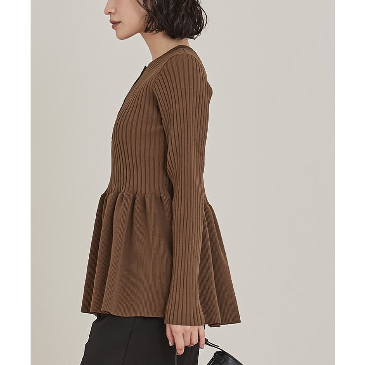 ヘンリーネックペプラムニット【miette ミエット】 | titivate | 詳細画像26 