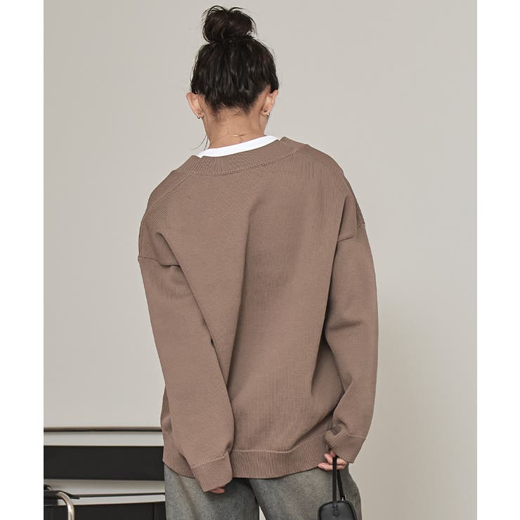 スポンディッシュ深Vネックニット【miette ミエット】 | titivate | 詳細画像5 