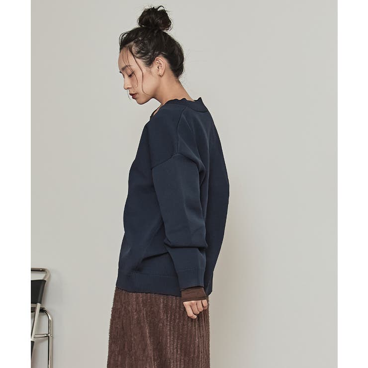 スポンディッシュ深Vネックニット【miette ミエット】 | titivate | 詳細画像9 