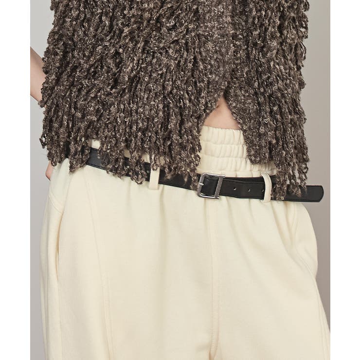 ベルト付きローライズスウェットパンツ【miette ミエット】 | titivate | 詳細画像6 