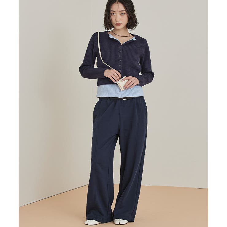 ベルト付きローライズスウェットパンツ【miette ミエット】 | titivate | 詳細画像18 