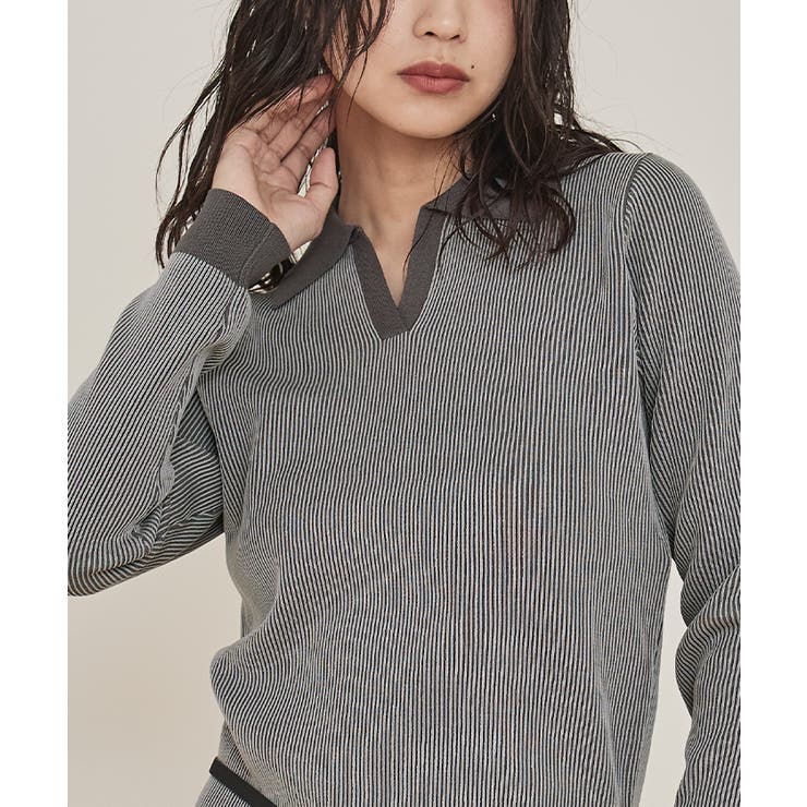 プレーティングスキッパーニット【miette ミエット】 | titivate | 詳細画像10 